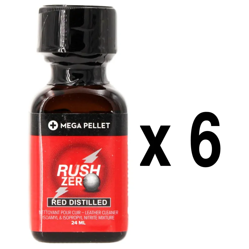 BGP Leather Cleaner RUSH ZERO Red Distilled 24ml x6